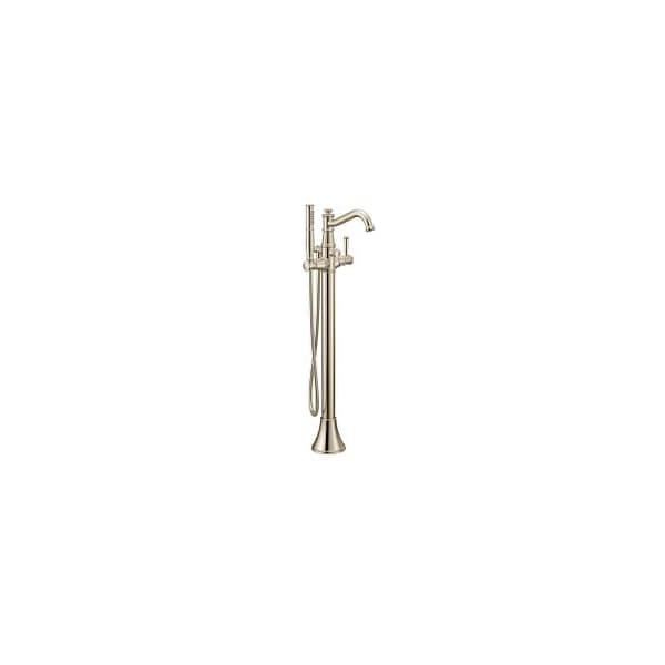 One-Handle Tub Filler Includes Hand Shower Polished Nickel